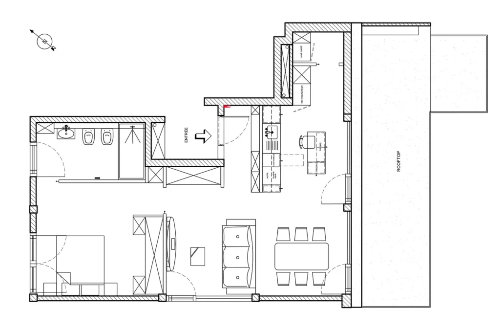 Plan 2D du projet Reimervee